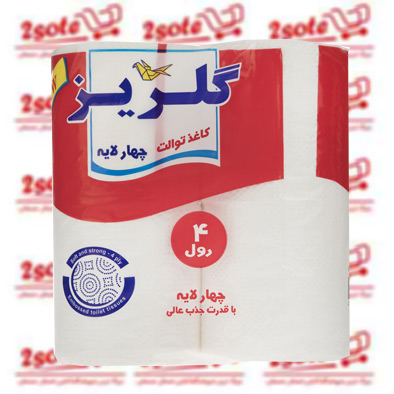 دستمال توالت گلريز (4 رول)