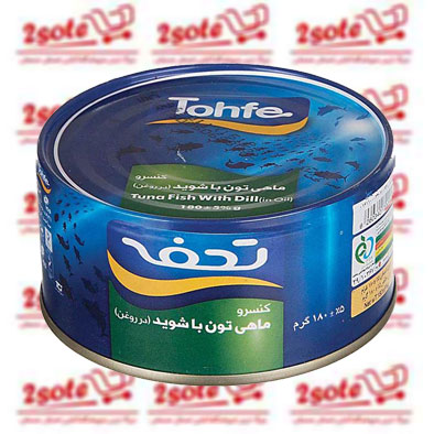 تن ماهي با شويد در روغن تحفه (180 گرم)