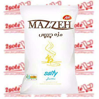 مزه چيپس نمکي مزمز(120گرم)