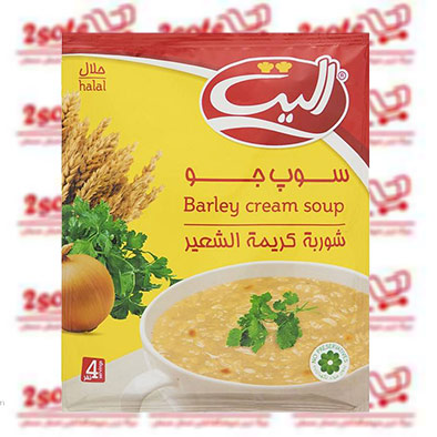 سوپ نيمه آماده جو اليت(65گرم)