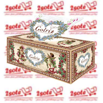 دستمال کاغذي گلريز گلدار(300برگ)پريا و فرشته