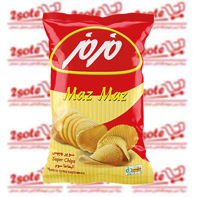 سوپر چيپس ساده مزمز(240 گرم)