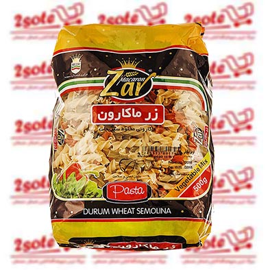 ماکاروني فرمي پيکولي سبزيجات زر(500 گرم)