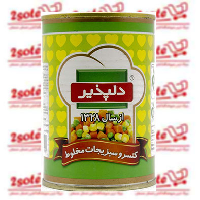 کنسرو سبزيجات دلپذير (420 گرم)