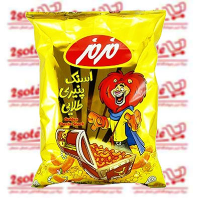 اسنک  پنيري طلايي مزمز(110 گرم)