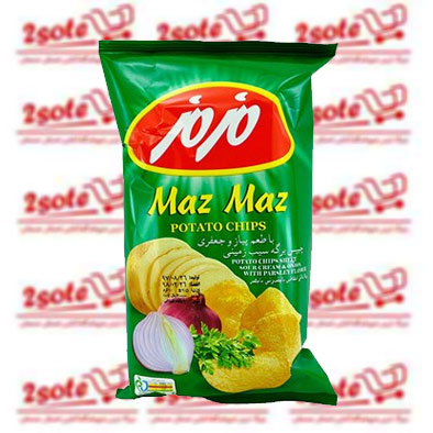 چيپس پياز جعفري مزمز (60 گرم)