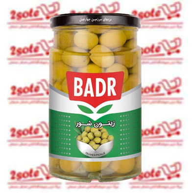 زيتون شور با هسته ايراني بدر(650 گرم)