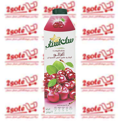 آبميوه سان استار آلبالو (1 ليتر)