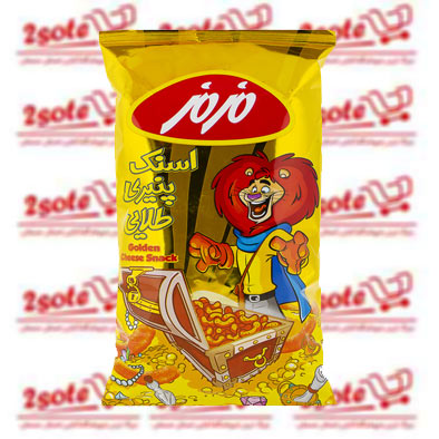 اسنک پنيري طلايي مزمز (60 گرم)