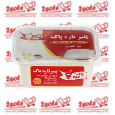 پنير تازه ويتامين D پاک (400 گرم)