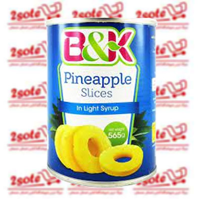 کمپوت آناناس B&K (565 گرم)