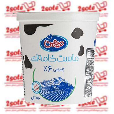 ماست خامه اي ميهن (750 گرم)